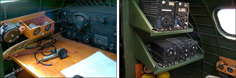 B-17 'Queen of the Sky' Radio Operator Position -- click to learn more about 'Queen of the Sky'
