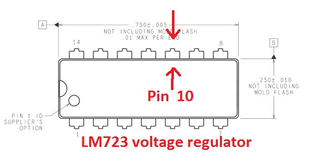 LM723 chip 