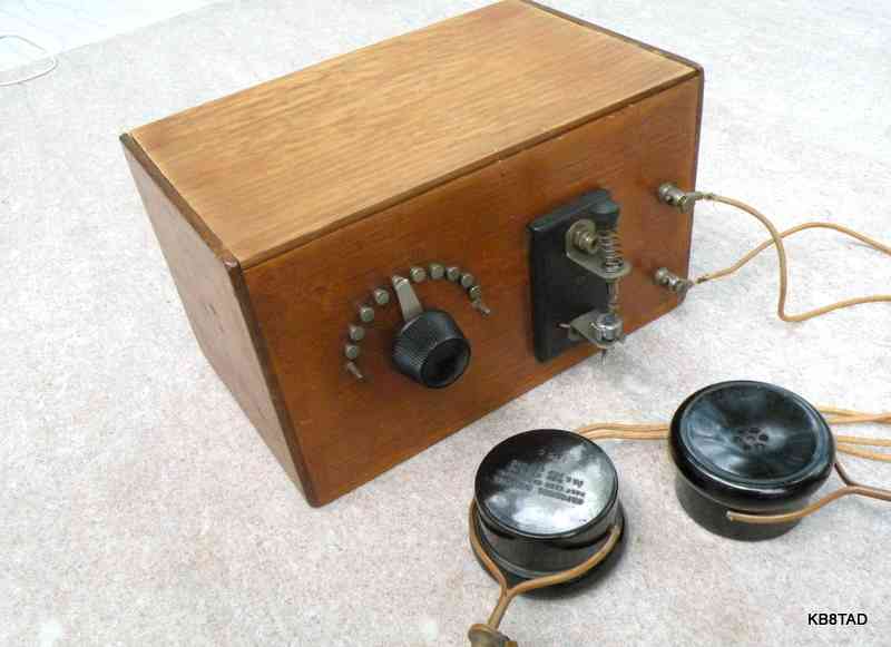 1920s homebrew crystal radio