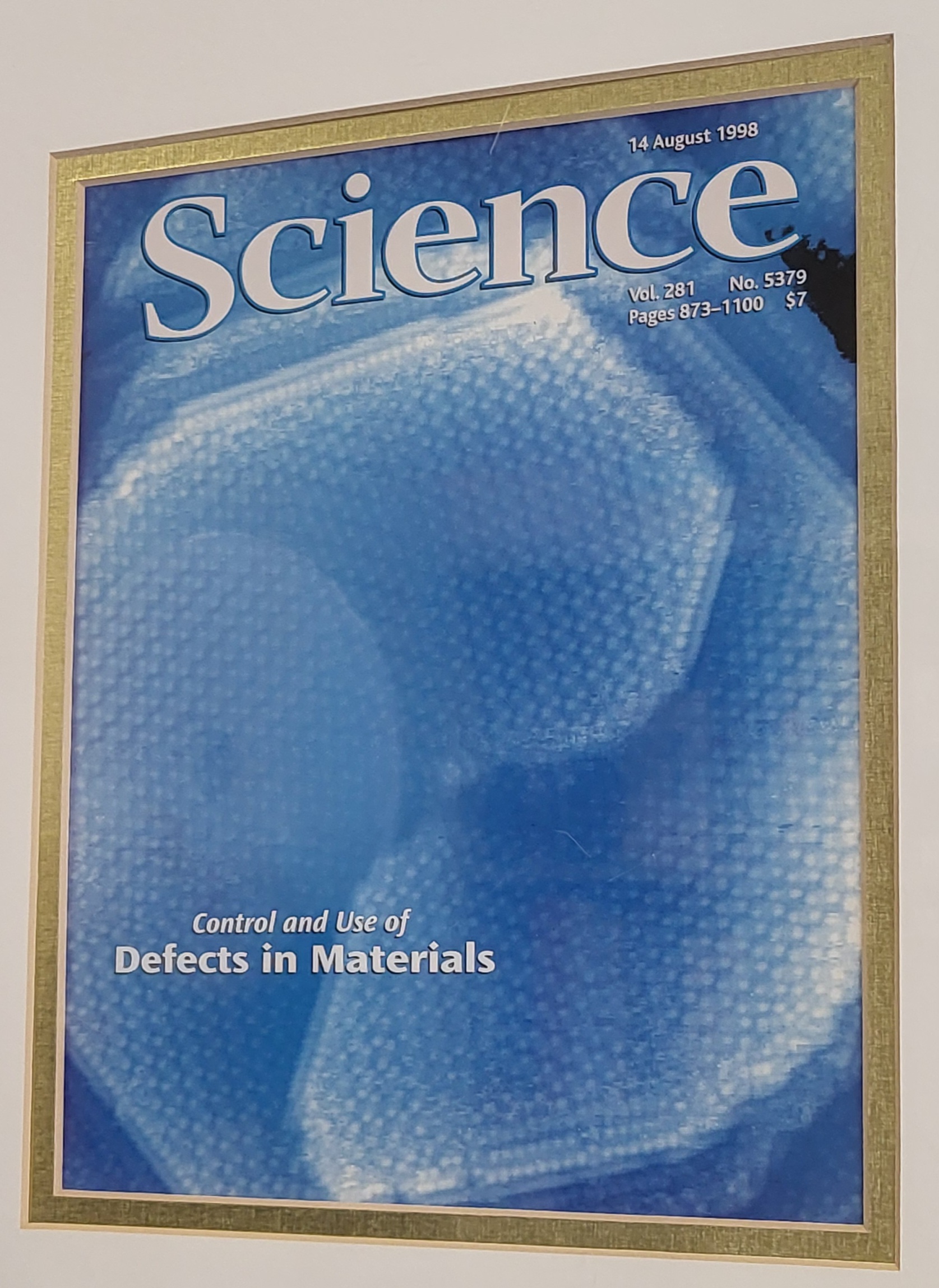 Science cover GaN Spiral Growth by MBE/STM