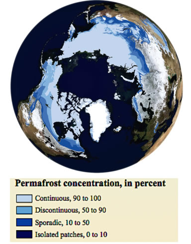 permafrost
                distribution