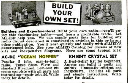 1941 Knight-kit Ocean Hopper ad