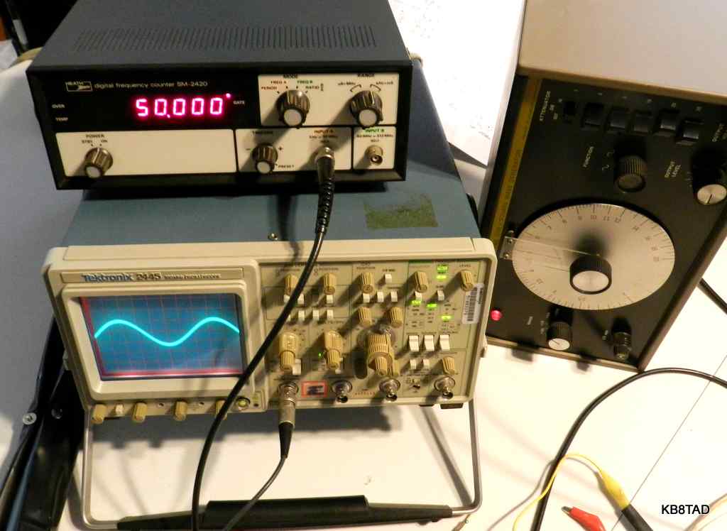 Alignment of 50 KHz IF chain - Hallicrafters S-76