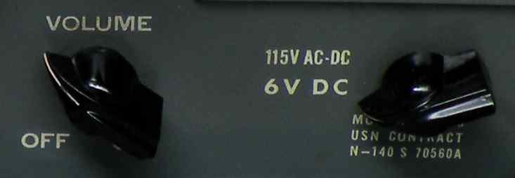 Navy 6000-BAC voltage switch 