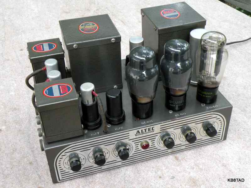 Altec A-324A with 6L6G tubes