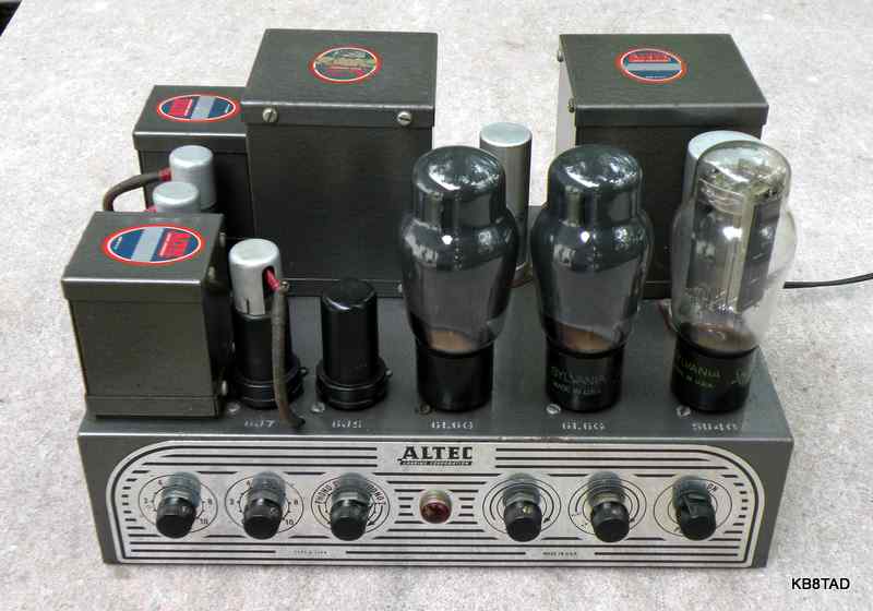 Altec A-324A with 6L6G tubes