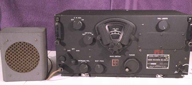 Signal Corps BC-348 receiver