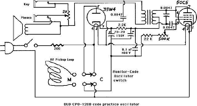 Bud  CPO-128B Schematic 