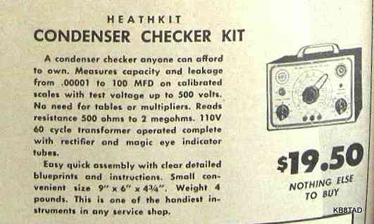 Heathkit C-1 ad.