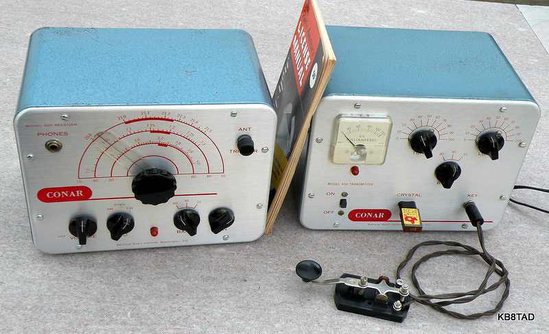 Conar transmitter and receiver Twins