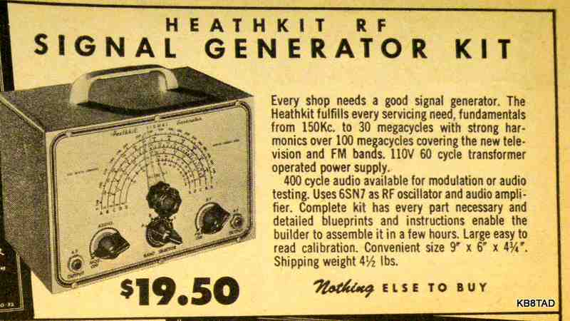 Heathkit G-1 ad.