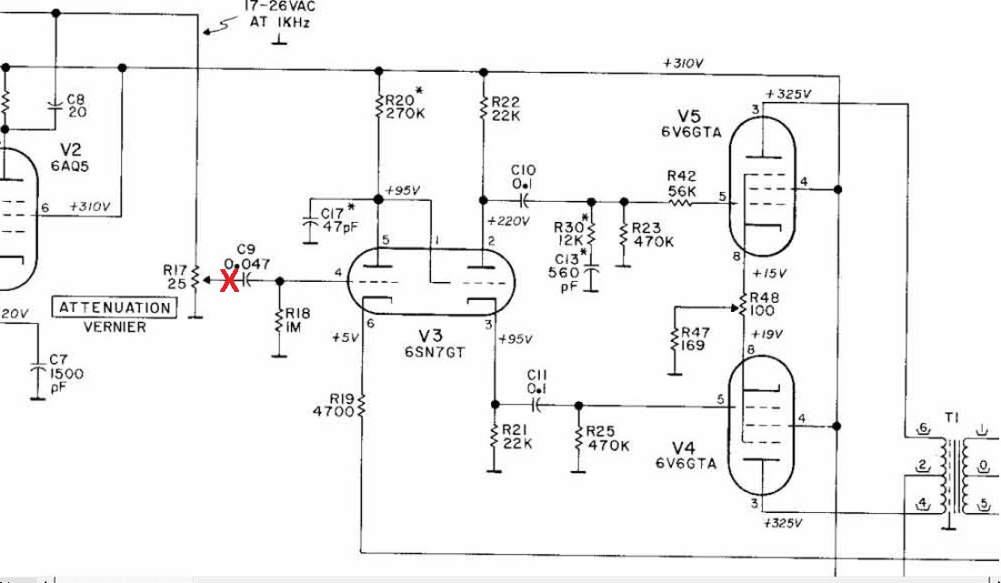 HP-201CR with audio amp input