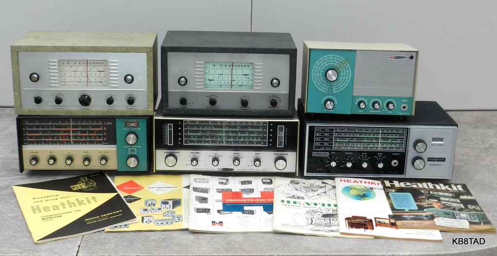 Heathkit shortwave receivers and a regenerative