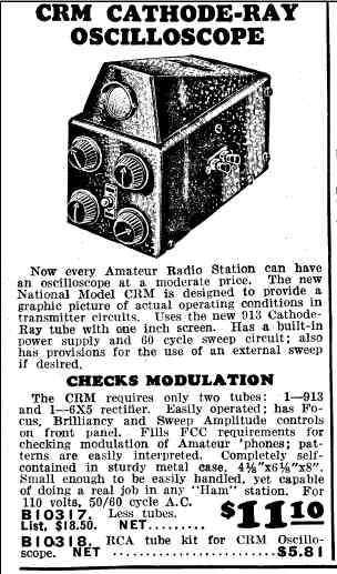 National CRM advertisement in 1938 Allied catalog