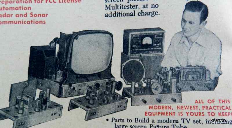 National Schools radio chassis in ads