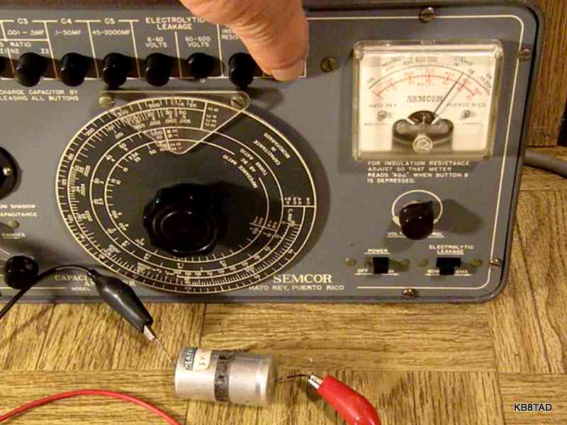 thumbnail image 2 of Sprague Tel-Ohmike TO-6A Capacitor Tester Rebuild Kit - Full Recap Instructions Included 2 of 5