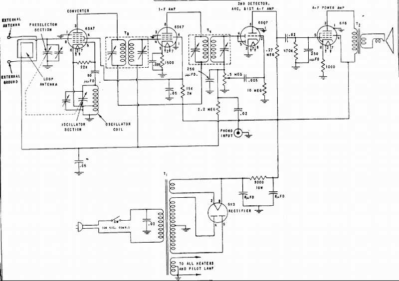 UEL AM Broadcast radio schematic