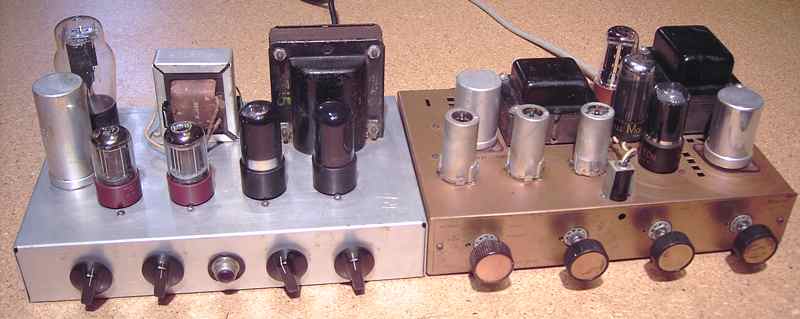 Bogen DB-110 amp and Arkay A-12 clone amp