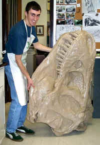2000: Andy Clifford and T. rex (65062 bytes)